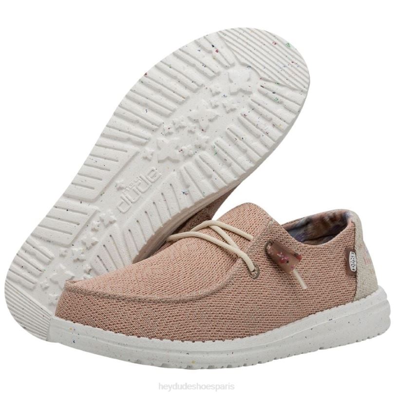 Hey Dude Hommes Wendy Knit II Z628B55 chaussures sel rose