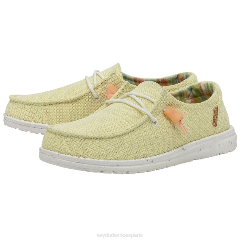 Hey Dude Hommes Wendy Knit II Z628B57 chaussures citron vert