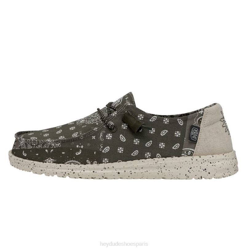 Hey Dude Hommes Wendy Patch Z628B163 chaussures armée géo bandana
