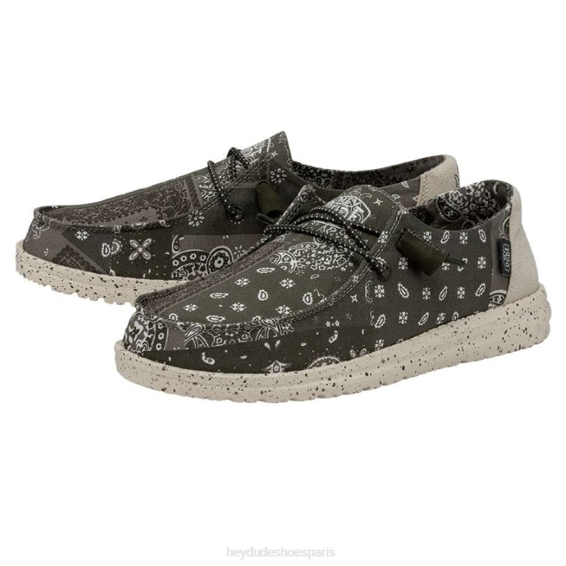 Hey Dude Hommes Wendy Patch Z628B163 chaussures armée géo bandana