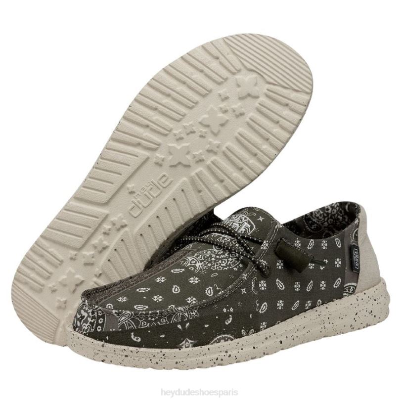 Hey Dude Hommes Wendy Patch Z628B163 chaussures armée géo bandana