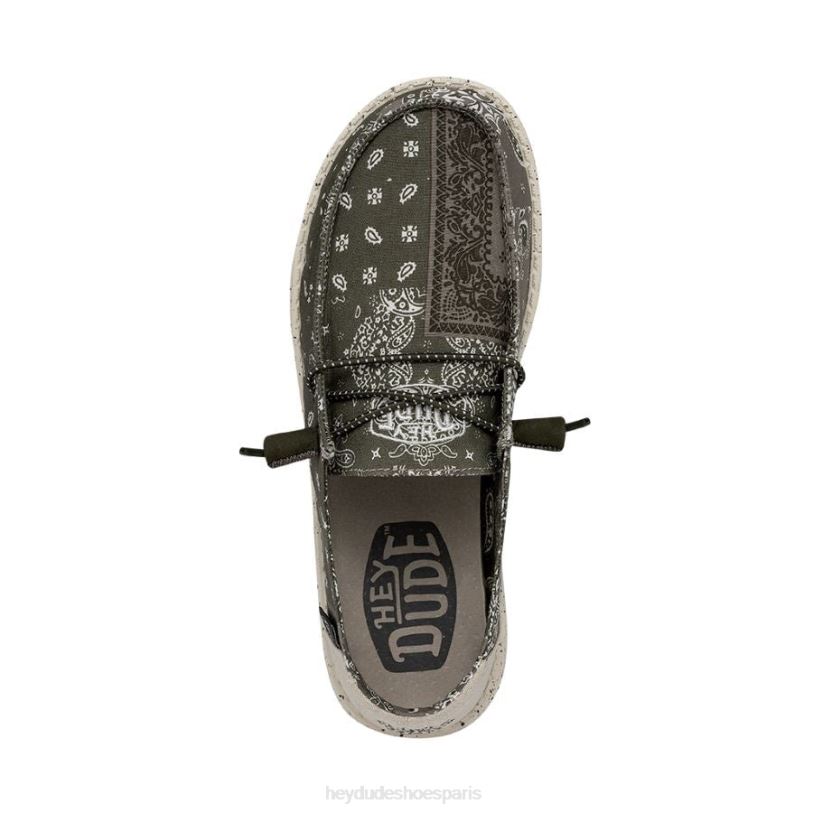 Hey Dude Hommes Wendy Patch Z628B163 chaussures armée géo bandana