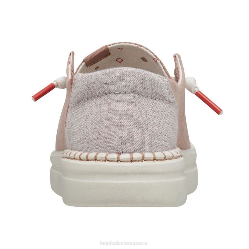 Hey Dude Hommes Wendy Rise en chambray Z628B153 chaussures rose