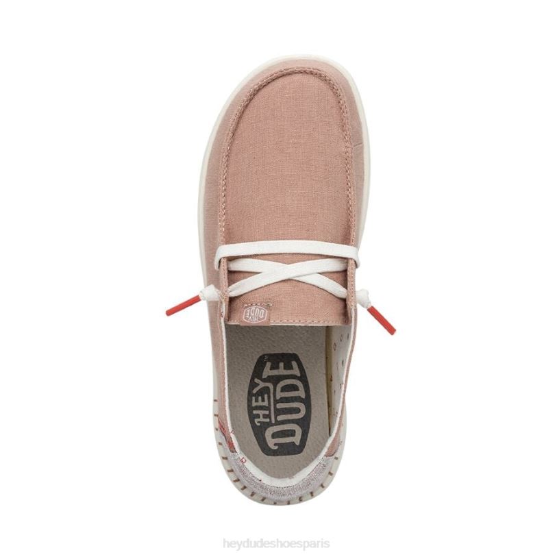 Hey Dude Hommes Wendy Rise en chambray Z628B153 chaussures rose