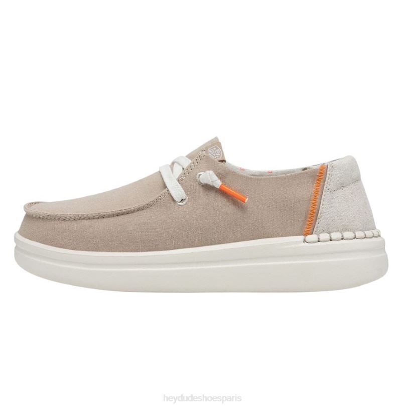 Hey Dude Hommes Wendy Rise en chambray Z628B154 chaussures coquille de sable