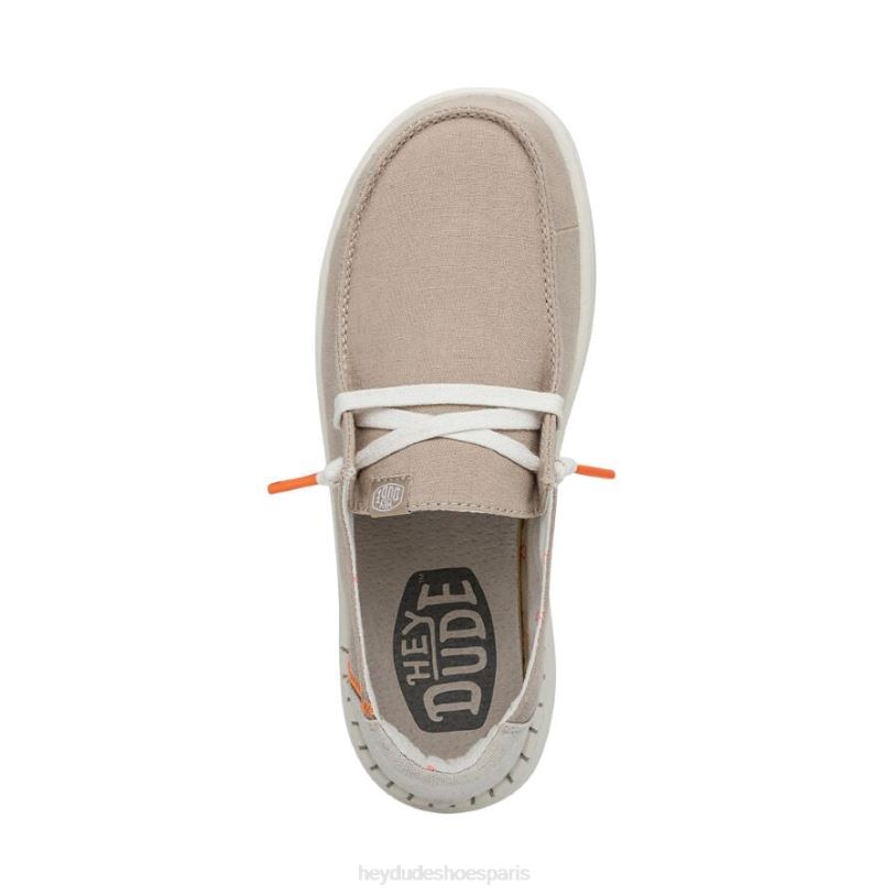 Hey Dude Hommes Wendy Rise en chambray Z628B154 chaussures coquille de sable