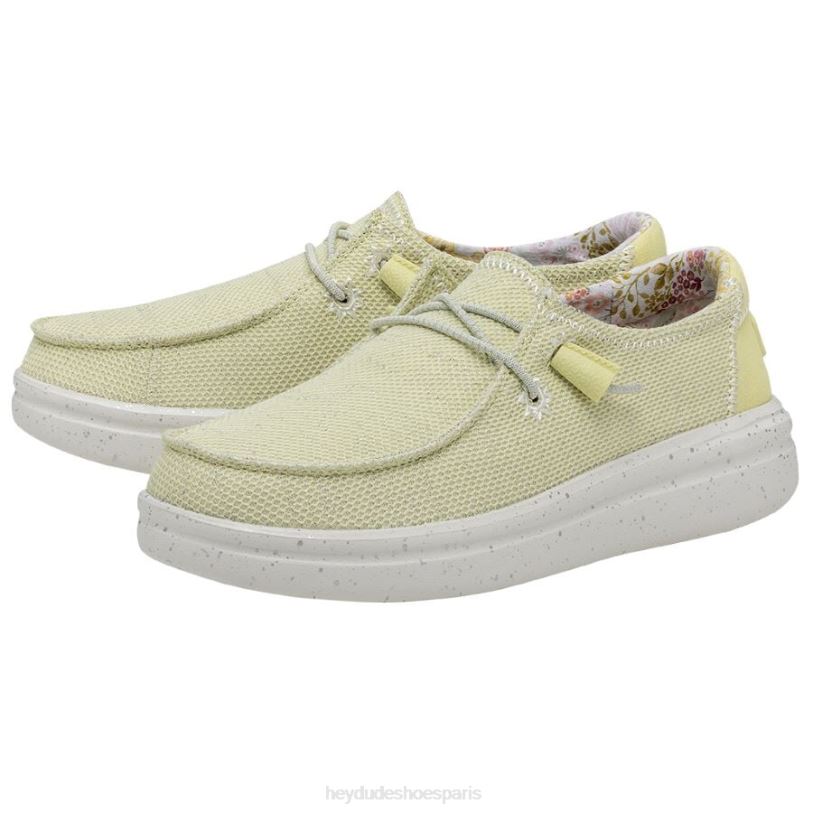 Hey Dude Hommes Wendy Rise s'étire Z628B159 chaussures citron