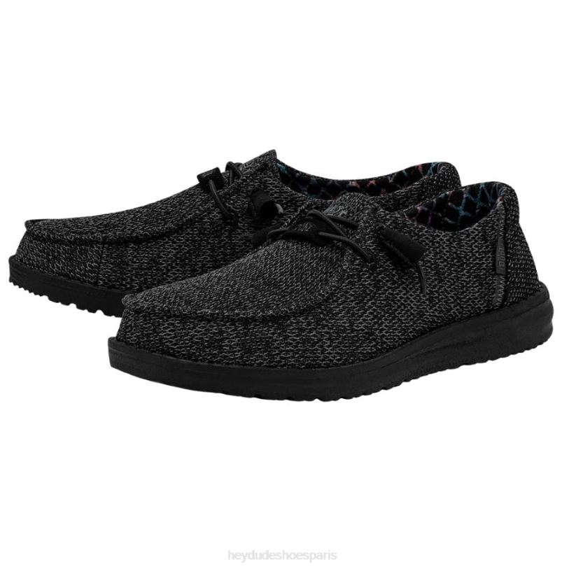 Hey Dude Hommes Wendy Sox Micro Z628B50 chaussures noir total