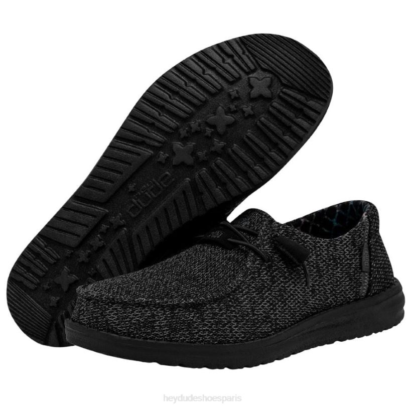 Hey Dude Hommes Wendy Sox Micro Z628B50 chaussures noir total
