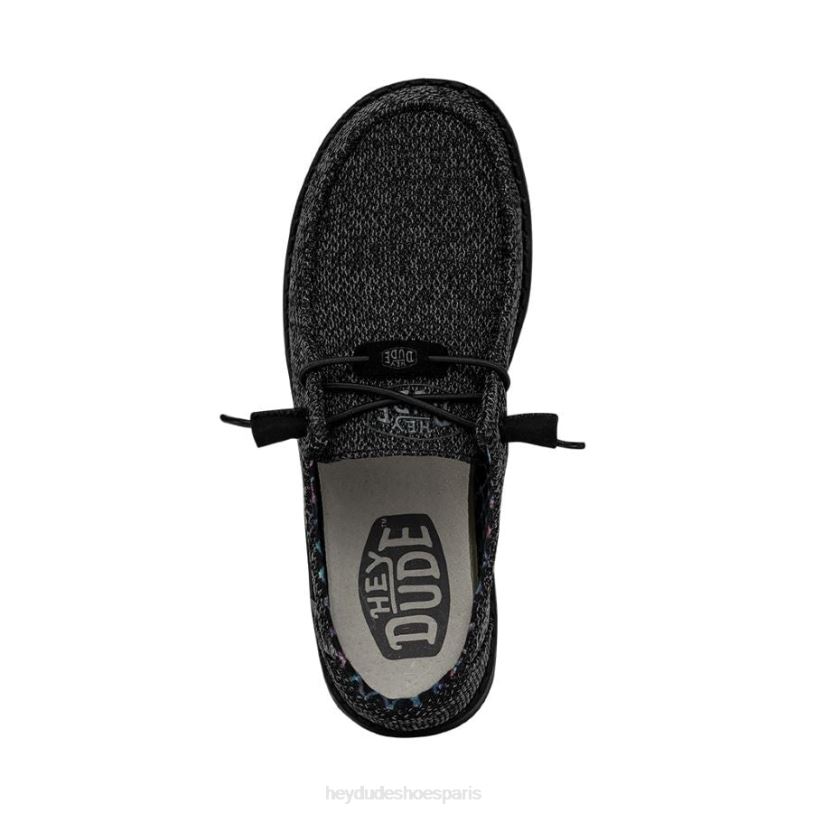 Hey Dude Hommes Wendy Sox Micro Z628B50 chaussures noir total