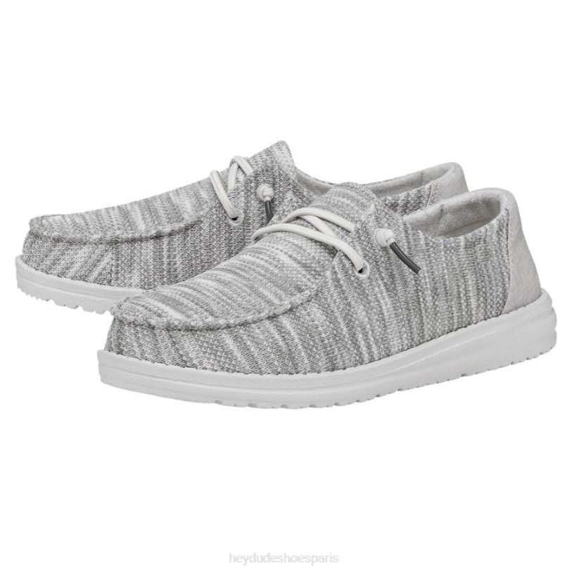 Hey Dude Hommes Wendy Sox large Z628B111 chaussures gris glacier