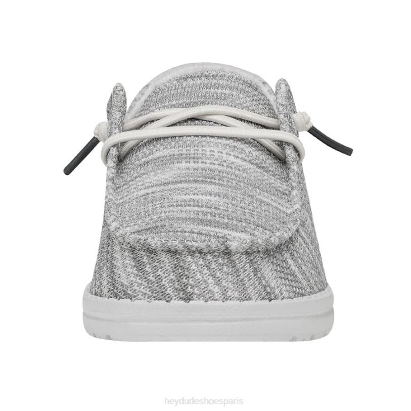 Hey Dude Hommes Wendy Sox large Z628B111 chaussures gris glacier