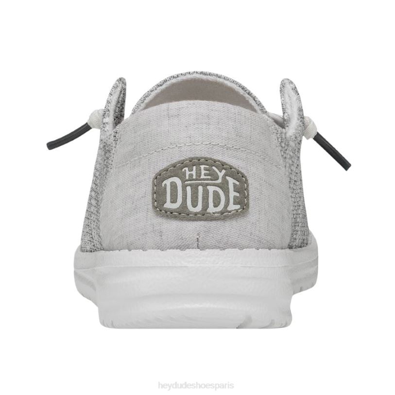 Hey Dude Hommes Wendy Sox large Z628B111 chaussures gris glacier
