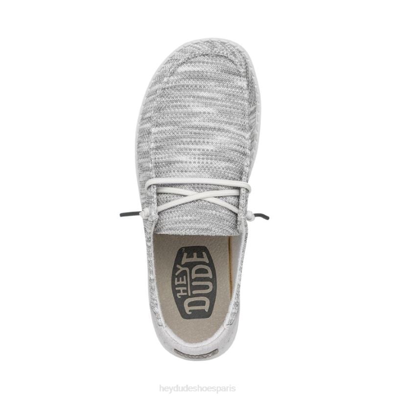 Hey Dude Hommes Wendy Sox large Z628B111 chaussures gris glacier