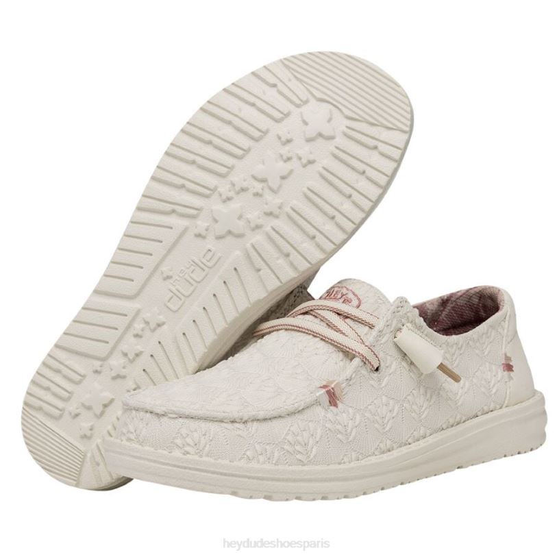 Hey Dude Hommes Wendy Stretch Boho Fleur Z628B199 chaussures sable