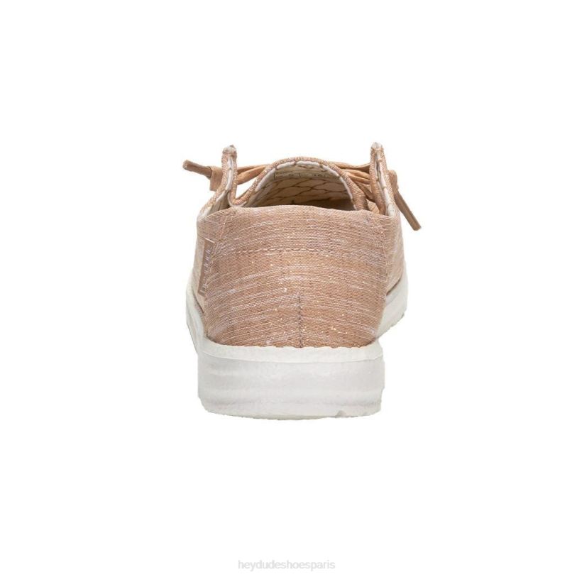 Hey Dude Hommes Wendy Z628B73 chaussures or rose étincelant