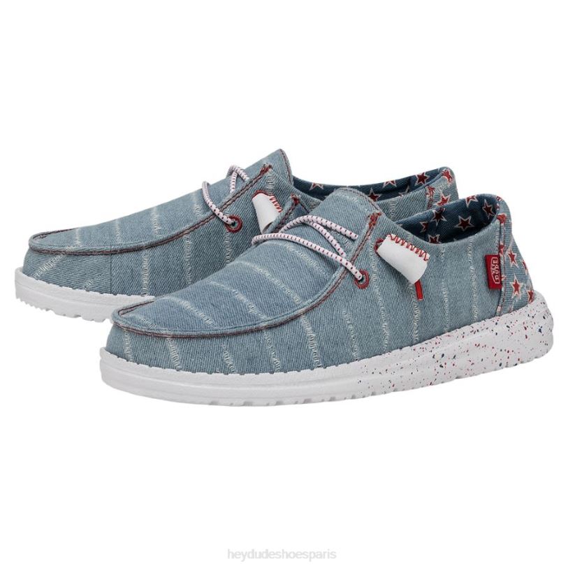 Hey Dude Hommes Wendy patriotique Z628B15 chaussures étoile en jean