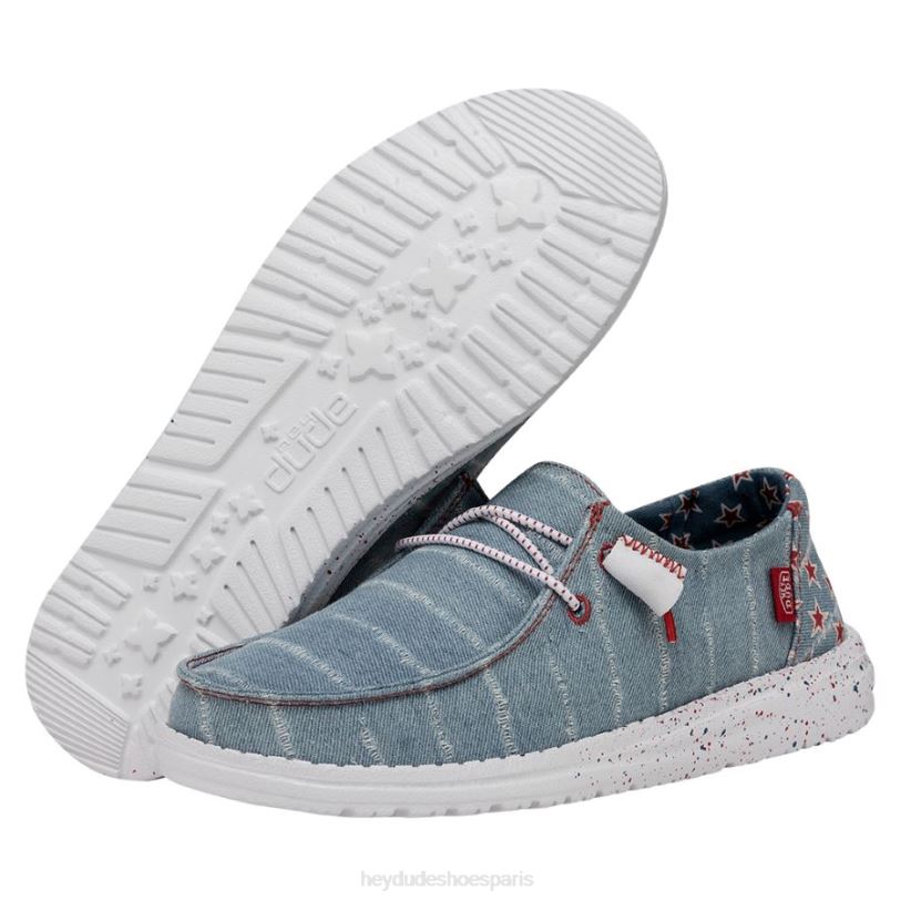 Hey Dude Hommes Wendy patriotique Z628B15 chaussures étoile en jean