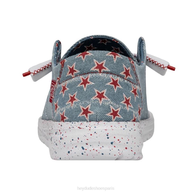 Hey Dude Hommes Wendy patriotique Z628B15 chaussures étoile en jean