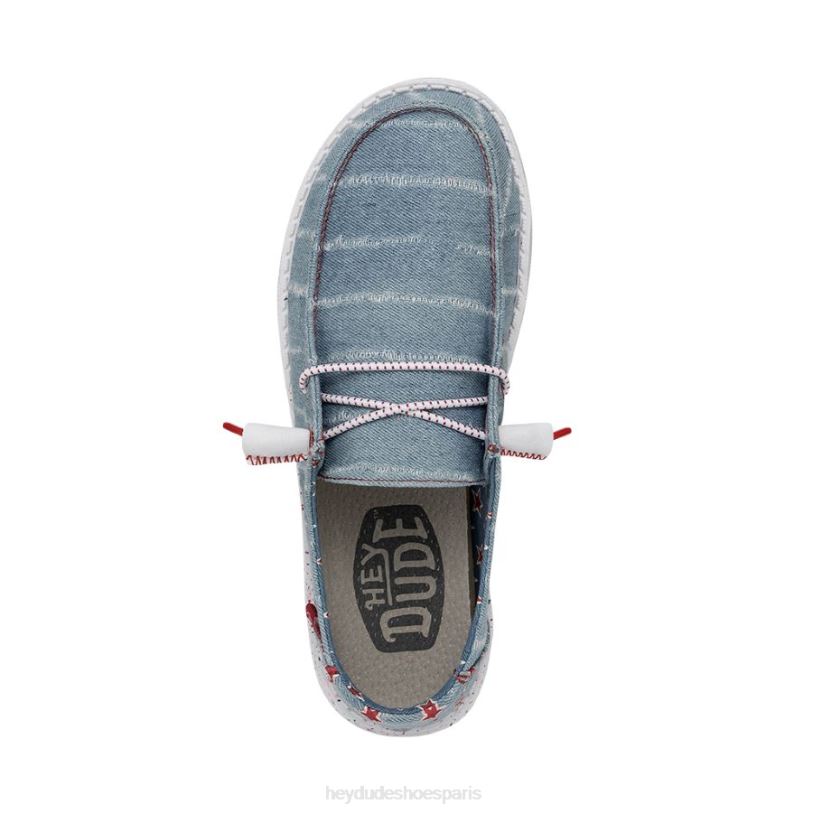 Hey Dude Hommes Wendy patriotique Z628B15 chaussures étoile en jean