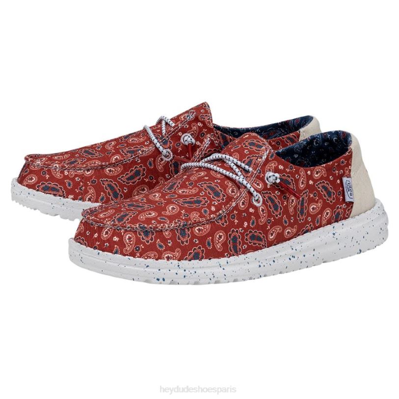 Hey Dude Hommes Wendy patriotique Z628B16 chaussures bandana américain