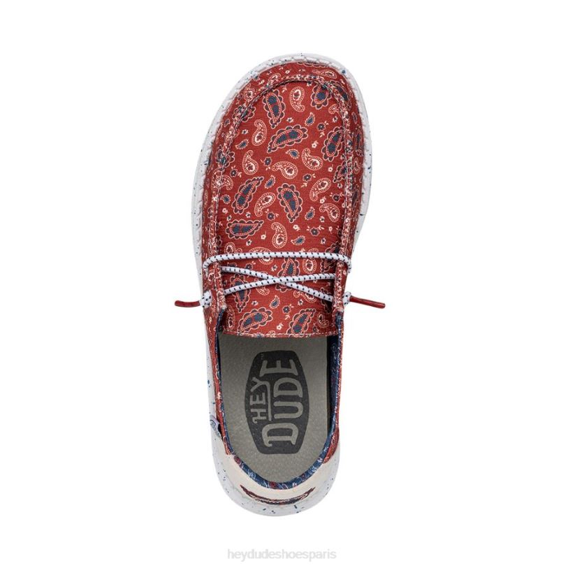 Hey Dude Hommes Wendy patriotique Z628B16 chaussures bandana américain