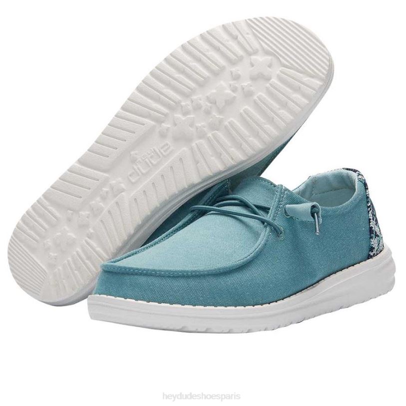 Hey Dude Hommes Wendy polaire extensible Z628B186 chaussures mer bleue