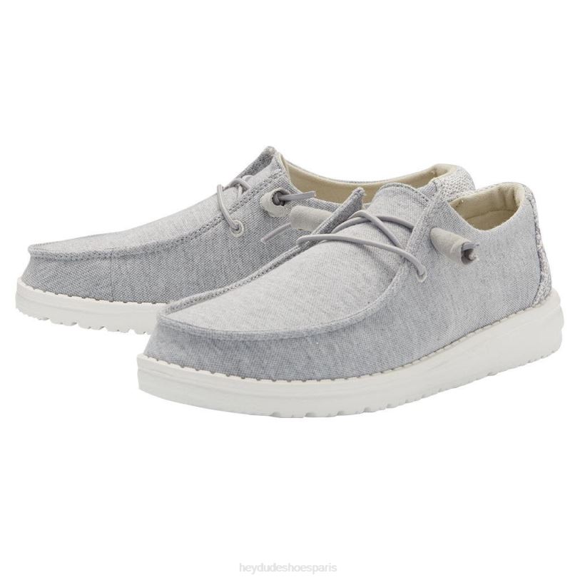 Hey Dude Hommes Wendy polaire extensible Z628B191 chaussures gris glacier