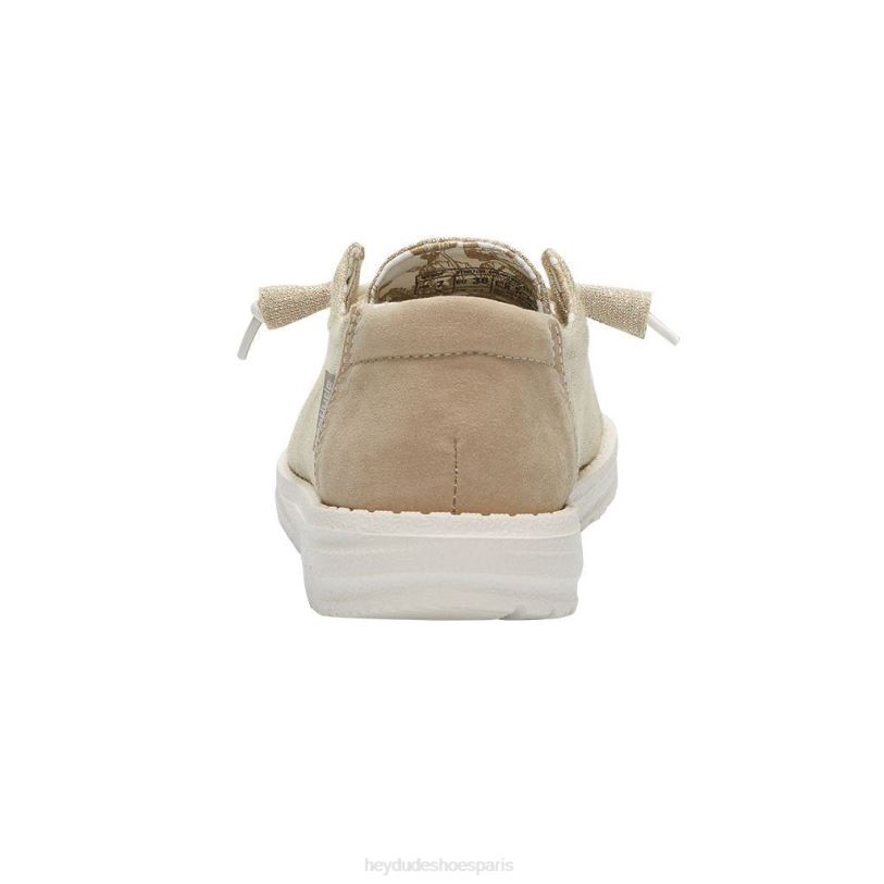 Hey Dude Hommes Wendy s'étire Z628B122 chaussures beige scintillant