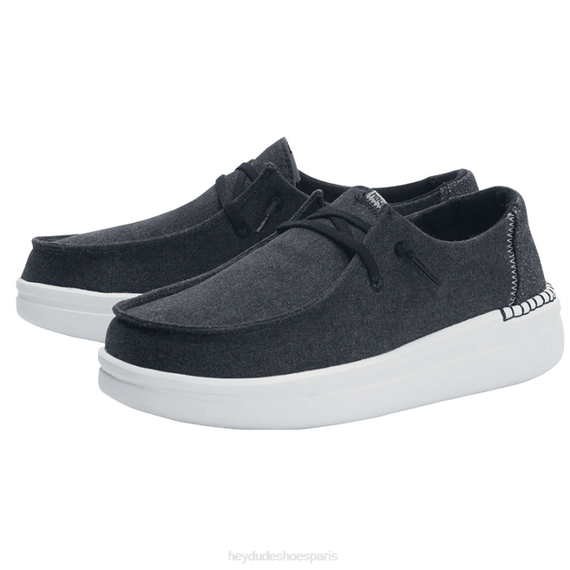 Hey Dude Hommes Wendy se lève Z628B179 chaussures noir
