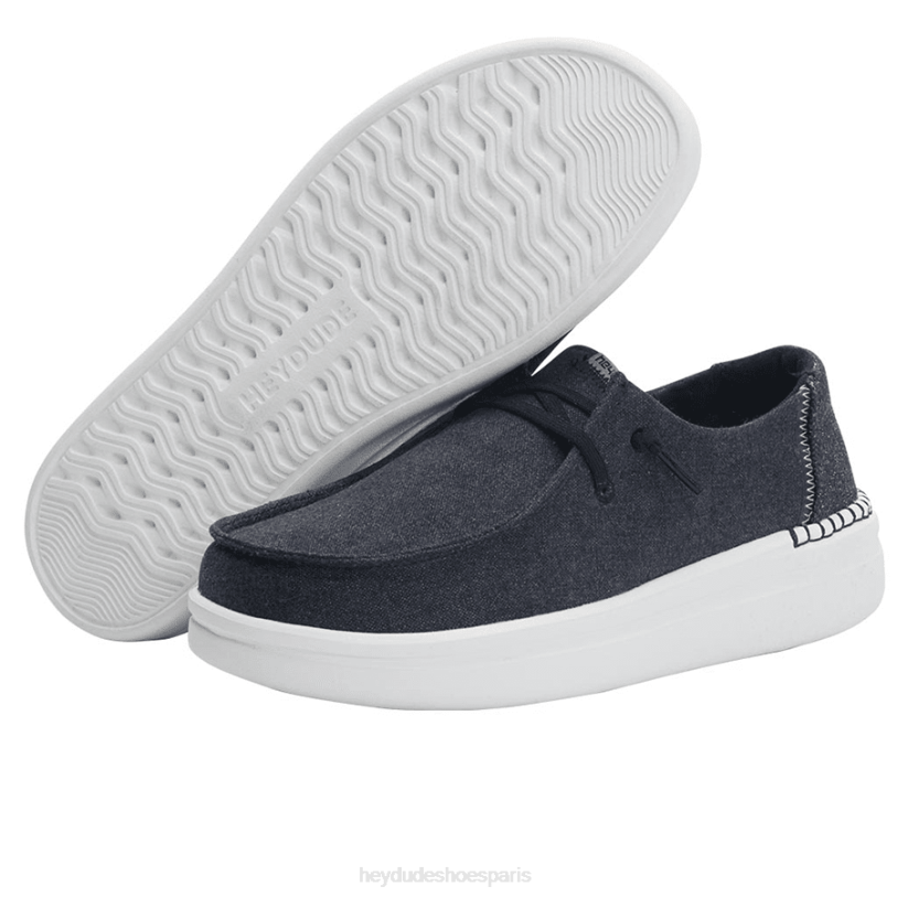 Hey Dude Hommes Wendy se lève Z628B179 chaussures noir