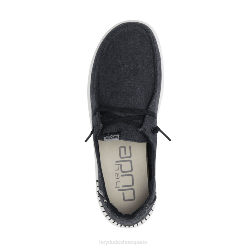 Hey Dude Hommes Wendy se lève Z628B179 chaussures noir