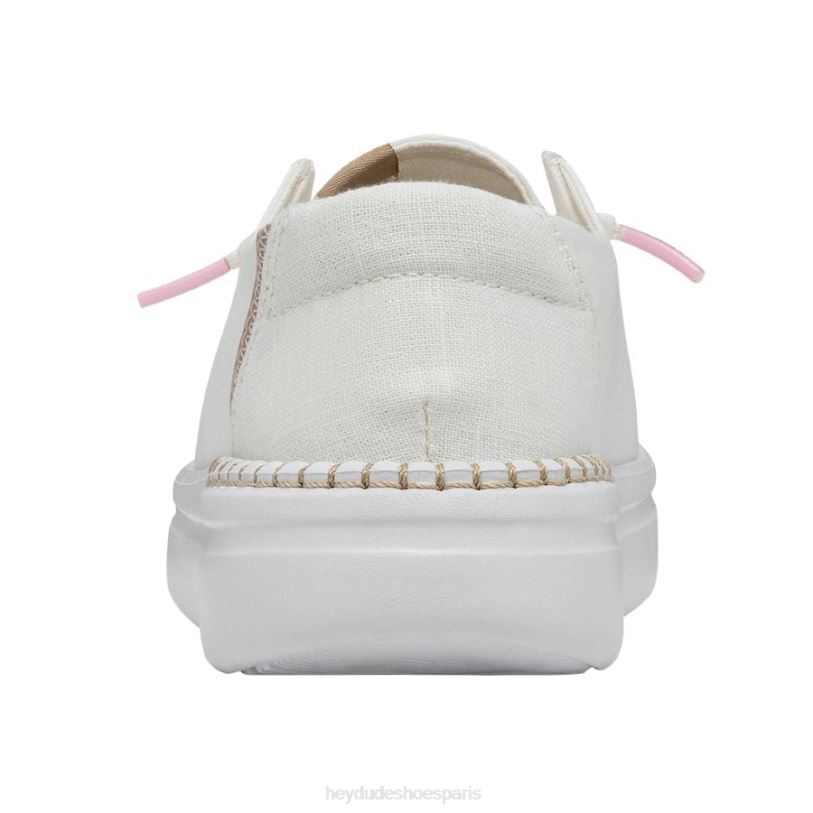 Hey Dude Hommes Wendy se lève Z628B180 chaussures éclat blanc