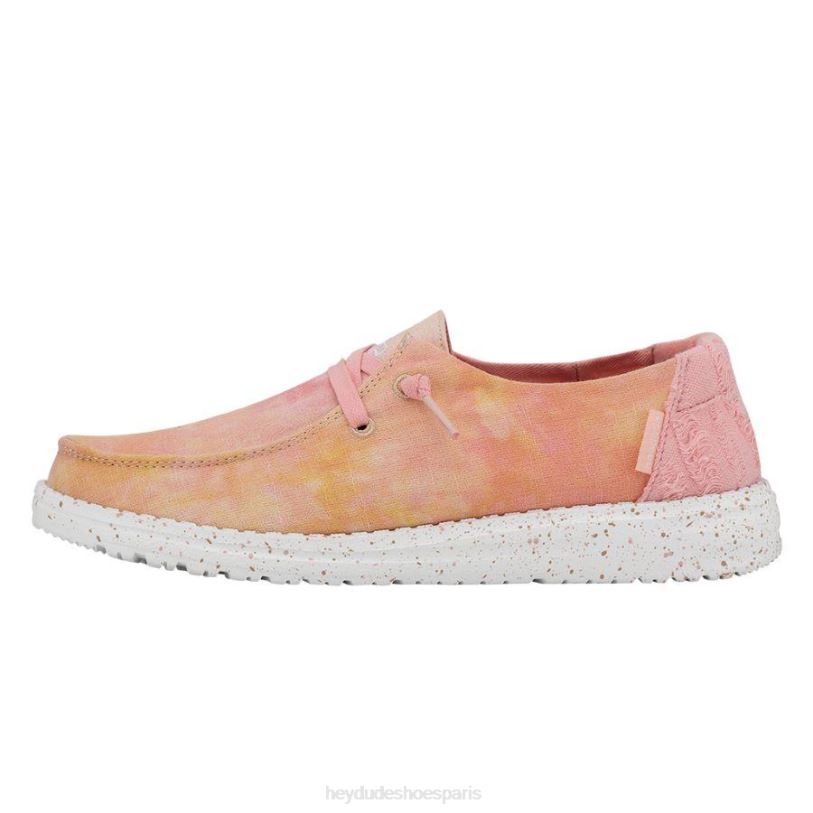 Hey Dude Hommes Wendy tie-dye Z628B79 chaussures ombre de citron