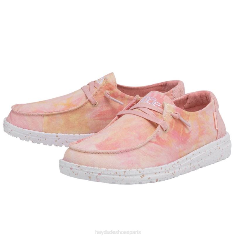 Hey Dude Hommes Wendy tie-dye Z628B79 chaussures ombre de citron