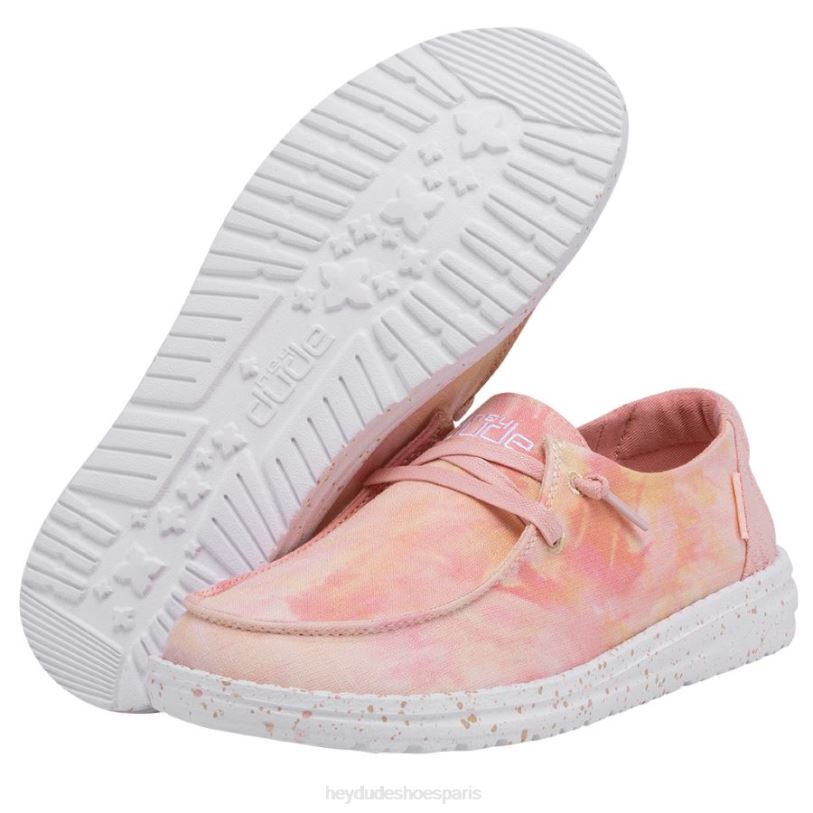 Hey Dude Hommes Wendy tie-dye Z628B79 chaussures ombre de citron