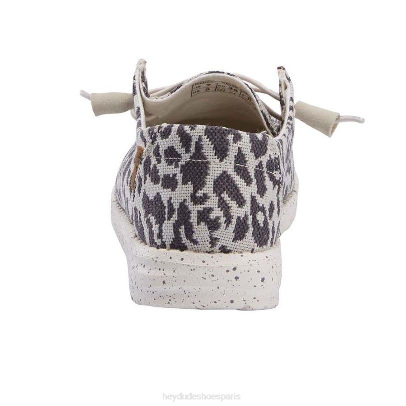 Hey Dude Hommes Wendy tissé Z628B142 chaussures guépard gris