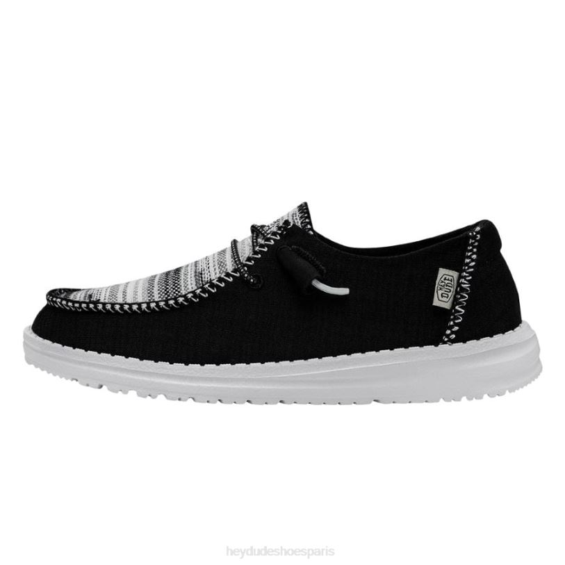 Hey Dude Hommes couverture bohème Wendy Z628B170 chaussures sion noir