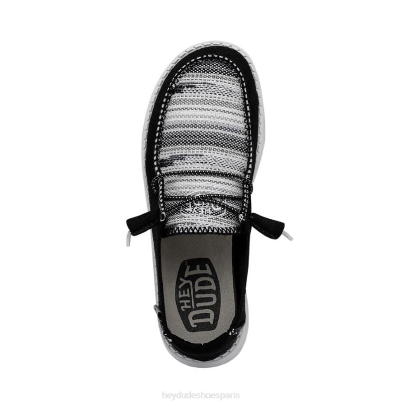 Hey Dude Hommes couverture bohème Wendy Z628B170 chaussures sion noir