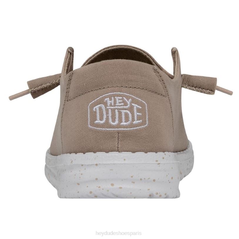 Hey Dude Hommes toile flammée Wendy Z628B29 chaussures bronzer