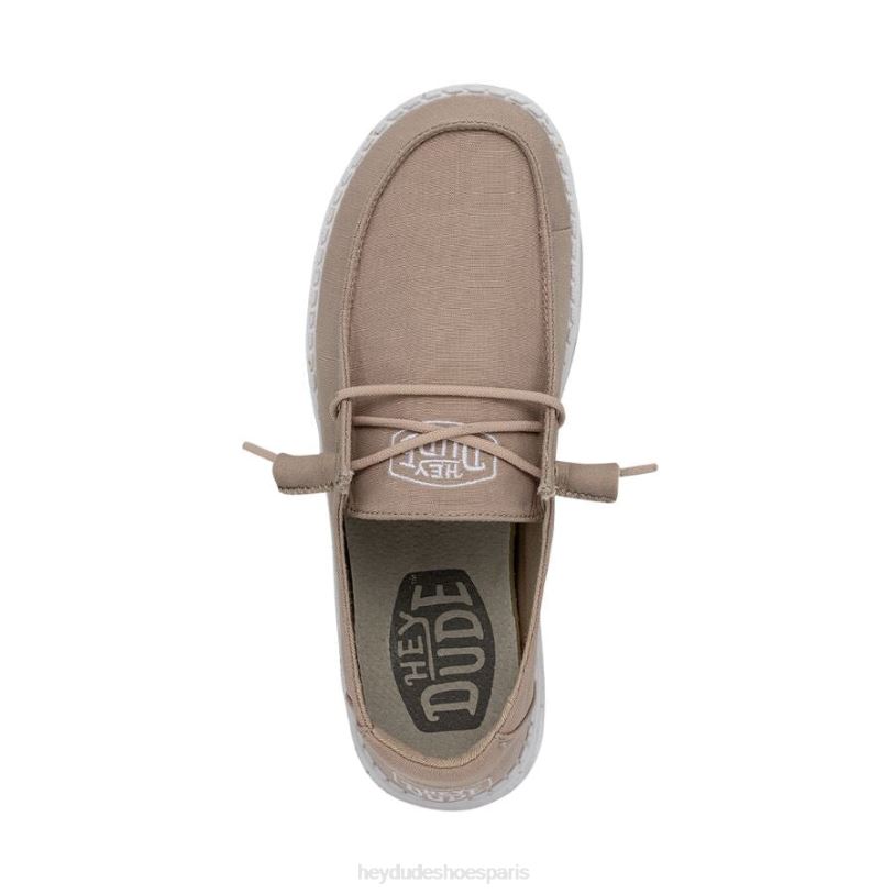 Hey Dude Hommes toile flammée Wendy Z628B29 chaussures bronzer