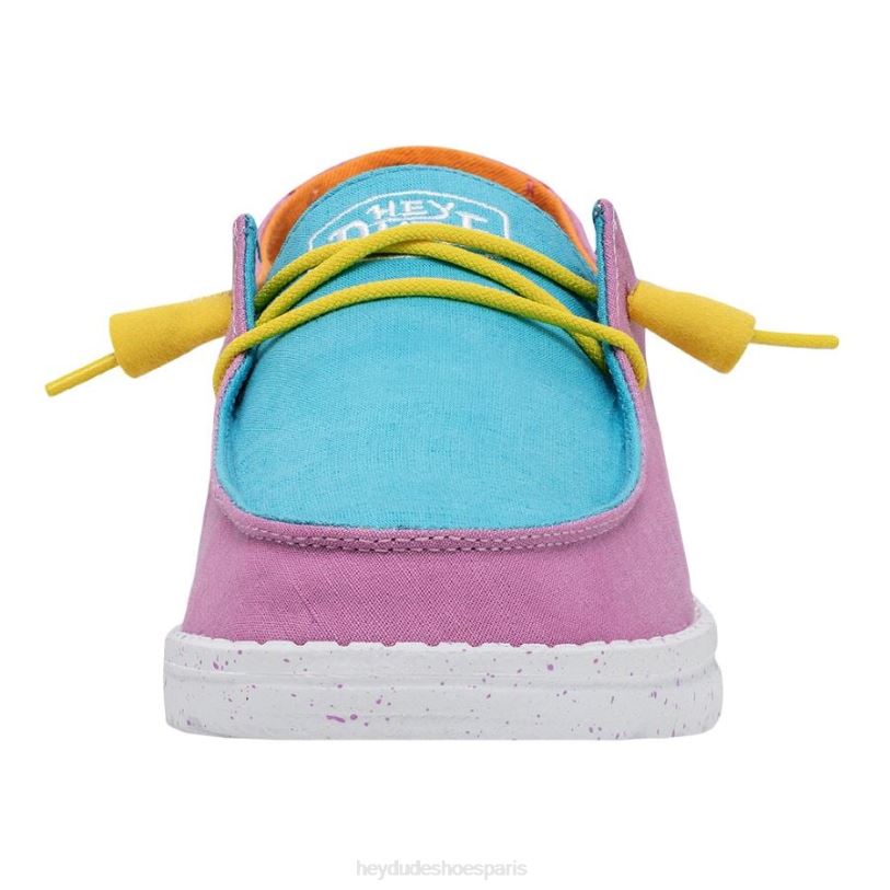 Hey Dude Hommes toile flammée Wendy Z628B30 chaussures bloc
