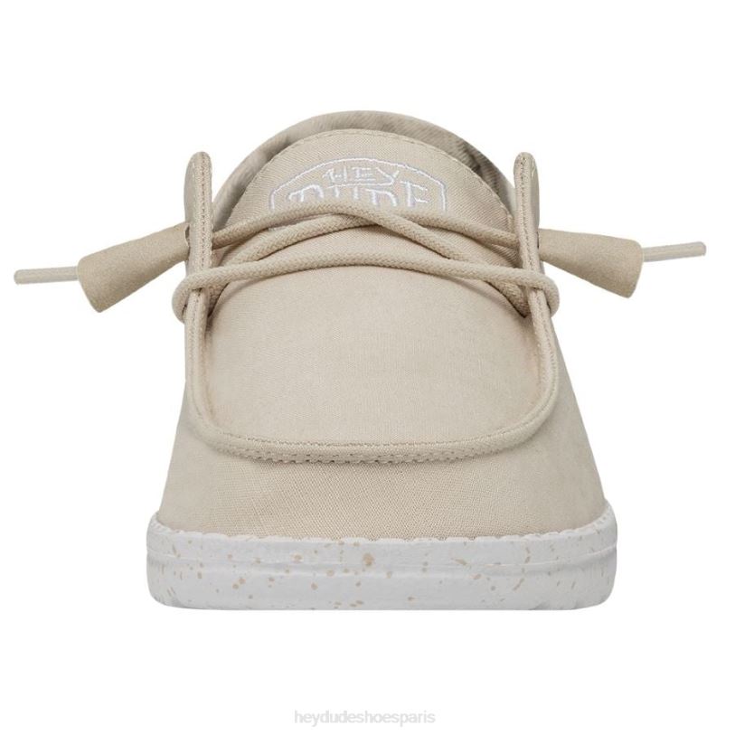 Hey Dude Hommes toile flammée Wendy Z628B34 chaussures naturel