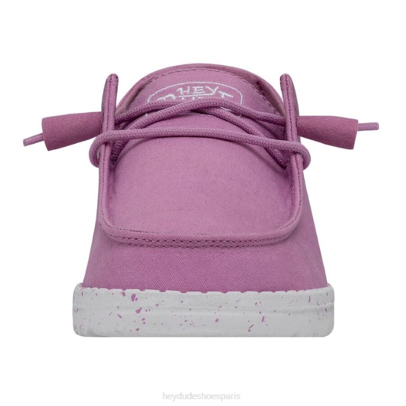 Hey Dude Hommes toile flammée Wendy Z628B35 chaussures violet